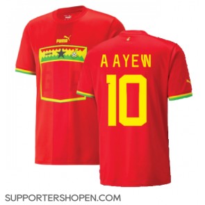 Ghana Andre Ayew #10 Borta Matchtröja VM 2022 Kortärmad